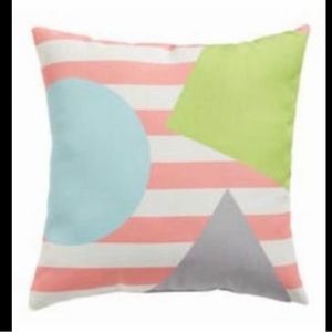 Pier 1 Modern Floating Shapes Accent Pillow 16"